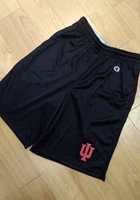 Champion Indiana Hoosiers Mens Black Mesh Shorts
