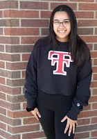 Champion Texas Tech Red Raiders Womens Reverse Weave Cropped Boyfriend Crew Sweatshirt