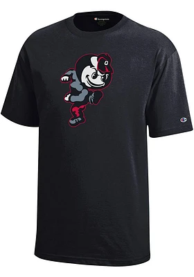 Brutus Buckeye  Champion Ohio State Buckeyes Youth Black Short Sleeve T-Shirt