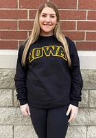Champion Iowa Hawkeyes Mens Powerblend Twill Long Sleeve Crew Sweatshirt