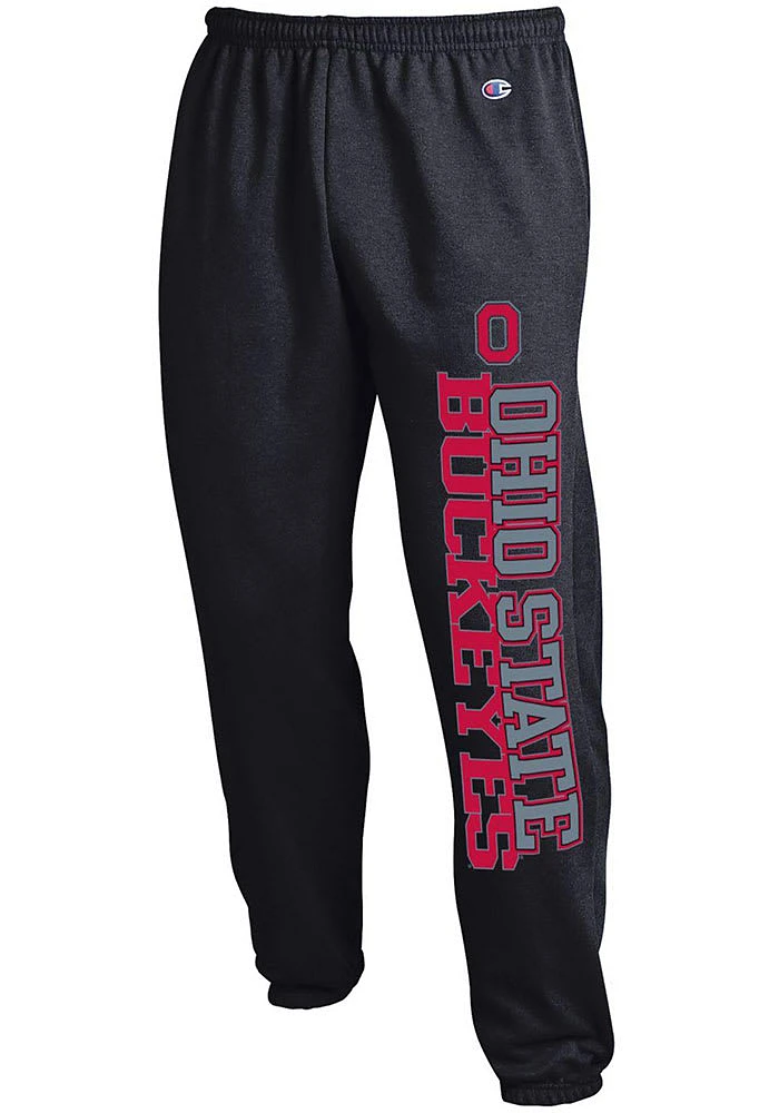 Champion Ohio State Buckeyes Mens Banded Bottom Sweatpants