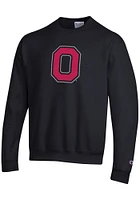 Champion Ohio State Buckeyes Mens Powerblend Classic Long Sleeve Crew Sweatshirt