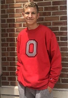 Champion Ohio State Buckeyes Mens Powerblend Version Long Sleeve Crew Sweatshirt