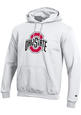 Champion Ohio State Buckeyes Mens Powerblend Classic Long Sleeve Hoodie
