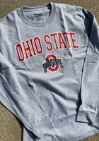 Champion Ohio State Buckeyes Arch Mascot Long Sleeve T Shirt