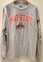 Champion Ohio State Buckeyes Grey Evolution Long Sleeve T Shirt