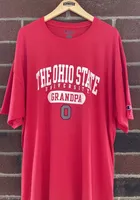 Champion Ohio State Buckeyes Red Grandpa Short Sleeve T Shirt