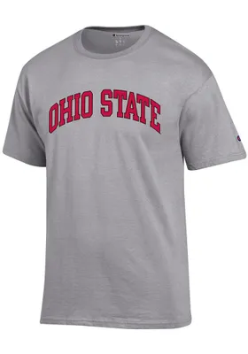 Champion Ohio State Buckeyes Grey Rally Loud Short Sleeve T Shirt