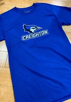 Champion Creighton Bluejays Blue Name Drop Short Sleeve T Shirt