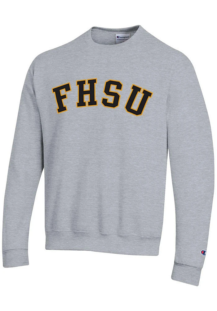 Champion Fort Hays State Tigers Mens Arch Name Long Sleeve Crew Sweatshirt