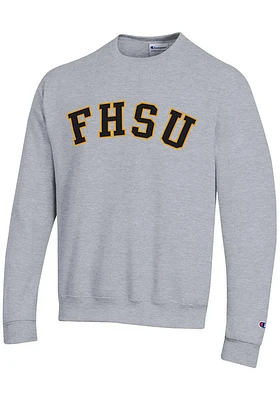 Champion Fort Hays State Tigers Mens Arch Name Long Sleeve Crew Sweatshirt