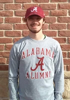 Champion Alabama Crimson Tide Grey Alumni Long Sleeve T Shirt