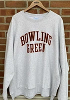 Champion Bowling Green Falcons Mens Grey Reverse Weave Long Sleeve Crew Sweatshirt