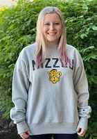 Champion Missouri Tigers Mens Charcoal Reverse Weave Long Sleeve Crew Sweatshirt