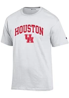 Champion Houston Cougars Arch Mascot Short Sleeve T Shirt