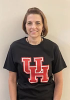 Champion Houston Cougars Black Primary Logo Short Sleeve T Shirt