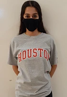 Champion Houston Cougars Grey Arch Name Short Sleeve T Shirt