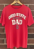 Champion Ohio State Buckeyes Red Dad Style Short Sleeve T Shirt