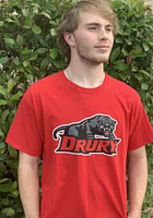 Champion Drury Panthers Primary Logo Short Sleeve T Shirt