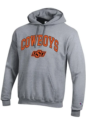 Champion Oklahoma State Cowboys Mens Arch Name Mascot Long Sleeve Hoodie