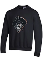 Champion Oklahoma State Cowboys Mens Black Phantom Pete Long Sleeve Crew Sweatshirt