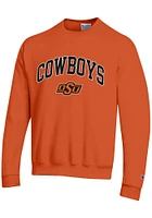 Champion Oklahoma State Cowboys Mens Arch Name Mascot Long Sleeve Crew Sweatshirt