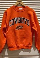 Champion Oklahoma State Cowboys Mens Arch Name Mascot Long Sleeve Crew Sweatshirt