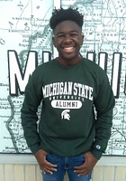 Champion Michigan State Spartans Mens Green Alumni Long Sleeve Crew Sweatshirt