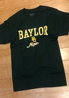 Champion Baylor Bears Womens Green Mom Short Sleeve T-Shirt