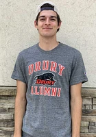 Champion Drury Panthers Grey Alumni Short Sleeve Fashion T Shirt