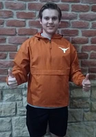 Champion Texas Longhorns Mens Burnt Orange Packable Light Weight Jacket