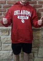 Champion Oklahoma Sooners Mens Crimson Grandpa Pill Long Sleeve Hoodie