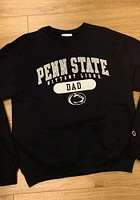 Champion Penn State Nittany Lions Mens Navy Blue Dad Pill Long Sleeve Crew Sweatshirt