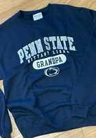 Champion Penn State Nittany Lions Mens Navy Blue Grandpa Pill Long Sleeve Crew Sweatshirt