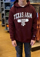 Champion Texas A&M Aggies Mens Maroon Dad Pill Long Sleeve Hoodie