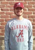 Champion Alabama Crimson Tide Grey Dad Number One Long Sleeve T Shirt