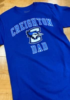 Champion Creighton Bluejays Blue Dad Number One Short Sleeve T Shirt