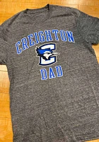 Champion Creighton Bluejays Grey Dad Number One Short Sleeve Fashion T Shirt