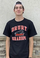 Champion Drury Panthers Black Grandpa Number One Short Sleeve T Shirt
