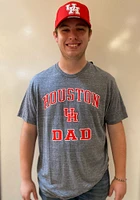 Champion Houston Cougars Grey Dad Number One Short Sleeve Fashion T Shirt