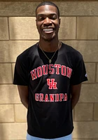 Champion Houston Cougars Black Grandpa Number One Short Sleeve T Shirt