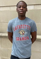 Champion Lafayette College Grey Grandpa Number One Short Sleeve Fashion T Shirt