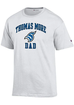 Champion Thomas More Saints White Dad Number One Short Sleeve T Shirt