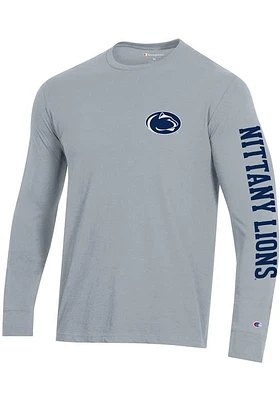 Champion Penn State Nittany Lions Grey Stadium Long Sleeve T Shirt