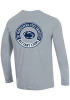 Champion Penn State Nittany Lions Grey Stadium Long Sleeve T Shirt