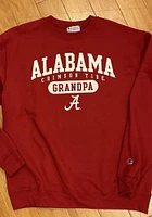 Champion Alabama Crimson Tide Mens Grandpa Pill Long Sleeve Crew Sweatshirt