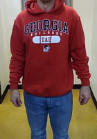 Champion Georgia Bulldogs Mens Red Dad Pill Long Sleeve Hoodie