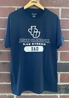 Champion John Carroll Blue Streaks Navy Dad Pill Short Sleeve T Shirt