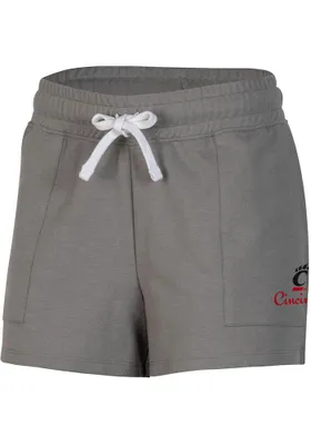 Champion Cincinnati Bearcats Womens Grey French Terry Shorts