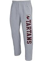 Champion Carnegie Mellon Tartans Mens Grey Open Bottom Sweatpants